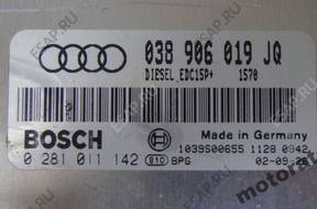 БЛОК УПРАВЛЕНИЯ AUDI A4 1.9TDI 0281011142 038906019JQ