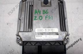 БЛОК УПРАВЛЕНИЯ AUDI A4 2.0FSI 8e1910018a 0261s01024 +FSI