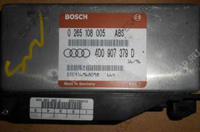 БЛОК УПРАВЛЕНИЯ AUDI A4 4D0907379D 0265108005 SKLEP