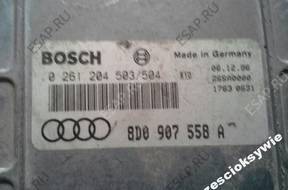 БЛОК УПРАВЛЕНИЯ AUDI A4  8D0907558A 0261204503504