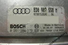 БЛОК УПРАВЛЕНИЯ AUDI A4 8d0907558m 0261204179 +PIN