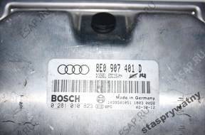 БЛОК УПРАВЛЕНИЯ   AUDI A4 8E0907401D 0281010823