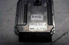 БЛОК УПРАВЛЕНИЯ AUDI A4 8e1910115a 0261s02463 + PIN