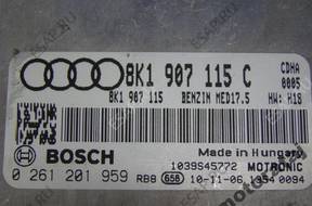 БЛОК УПРАВЛЕНИЯ AUDI A4 A5 1.8 TFSI 8K1907115C 0261201959