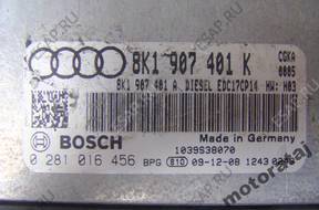 БЛОК УПРАВЛЕНИЯ AUDI A4 A5 2.7TDI  0281016456  8K1907401K