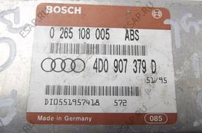 БЛОК УПРАВЛЕНИЯ   AUDI A4 ABS 0265108005 4D0907379D