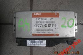 БЛОК УПРАВЛЕНИЯ AUDI A4 ABS 4D0907379D 0265108005