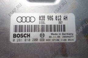 БЛОК УПРАВЛЕНИЯ AUDI A4 B5 038906012AH   ДВИГАТЕЛЕМ