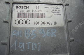 БЛОК УПРАВЛЕНИЯ AUDI A4 B5 1,9 TDI 0281001438/439