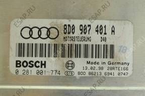 БЛОК УПРАВЛЕНИЯ   AUDI A4 B5 2.5 TDI 8D0907401A