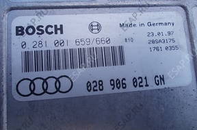 БЛОК УПРАВЛЕНИЯ Audi A4 B5   BOSCH 0281001659/660