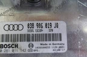 БЛОК УПРАВЛЕНИЯ AUDI A4 B6 02 1.9 TDI   ДВИГАТЕЛЕМ