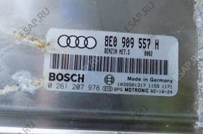 БЛОК УПРАВЛЕНИЯ AUDI A4 B6 2,0  2003 ГОД 8E0909557H