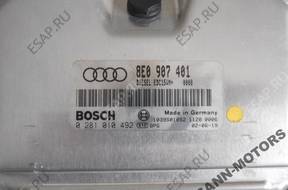 БЛОК УПРАВЛЕНИЯ   AUDI A4 B6 2.5 TDI 8E0907401