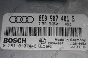 БЛОК УПРАВЛЕНИЯ AUDI A4 B6 2.5 TDI   8E0907401B