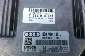 БЛОК УПРАВЛЕНИЯ AUDI A4 B7 2.0 TFSI 8E0910115J BGB