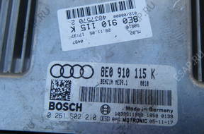 БЛОК УПРАВЛЕНИЯ AUDI A4 B7 2.0 TFSI 8E0910115K 0261S02210