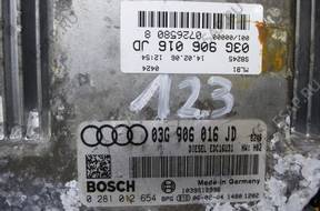 БЛОК УПРАВЛЕНИЯ   AUDI A4 B7 2.0TDI  0281012654