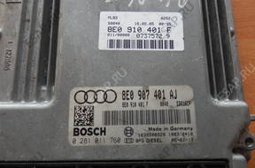 БЛОК УПРАВЛЕНИЯ AUDI A4 B7 3.0 TDI 8E0910401F 8E0907401AJ