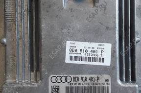 БЛОК УПРАВЛЕНИЯ Audi A4 B7   ДВИГАТЕЛЕМ 8e0910401P