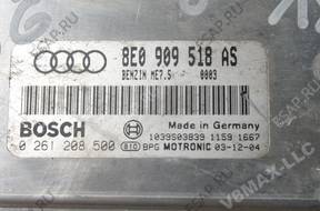 БЛОК УПРАВЛЕНИЯ    AUDI A4B6 1.8 8E0909518AS