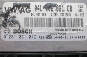 БЛОК УПРАВЛЕНИЯ AUDI A5 2.0 04L906021CB 0281031012 2014 год,