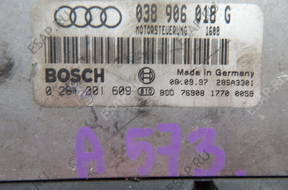 БЛОК УПРАВЛЕНИЯ AUDI A6 1.9 TD ECU 0281001609 038906018G