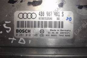 БЛОК УПРАВЛЕНИЯ AUDI A6 2.5TDI 0281010148 BOSCH