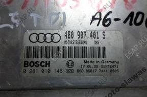 БЛОК УПРАВЛЕНИЯ   AUDI A6 2.5TDI 4B0 907 401 S