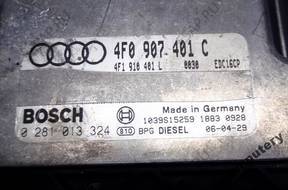 БЛОК УПРАВЛЕНИЯ AUDI A6 2.7TDI 4f0907401c 0281013324 +PIN