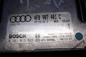 БЛОК УПРАВЛЕНИЯ AUDI A6 2.7TDI 4f0907401c 0281013829 +PIN