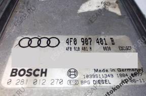 БЛОК УПРАВЛЕНИЯ AUDI A6 3.0TDI 4f0907401b 0281012270 +PIN