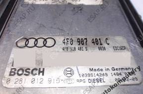 БЛОК УПРАВЛЕНИЯ AUDI A6 3.0TDI 4f0907401c 0281012915 +PIN