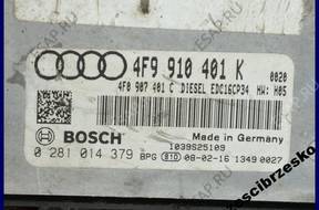 БЛОК УПРАВЛЕНИЯ AUDI A6 4F 2.7 TDI 4F9910401K 0281014379