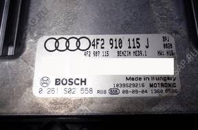 БЛОК УПРАВЛЕНИЯ AUDI A6 4f2910115j 0261s02558 + PIN