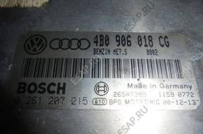 БЛОК УПРАВЛЕНИЯ AUDI A6 C5 1.8T 4B0906018CG