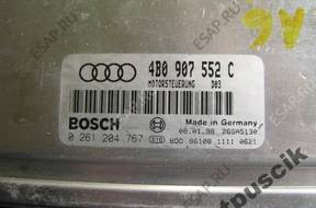 БЛОК УПРАВЛЕНИЯ AUDI A6 C5 2.4 //   4B0907552C