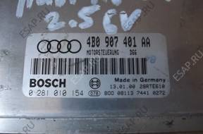 БЛОК УПРАВЛЕНИЯ AUDI A6 C5 2.5 TDI 4B0907401AE