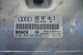 БЛОК УПРАВЛЕНИЯ   audi a6 c5 2.5 TDI 4B1907401D