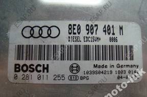 БЛОК УПРАВЛЕНИЯ   Audi A6 C5 2.5 TDI 8E0907401M