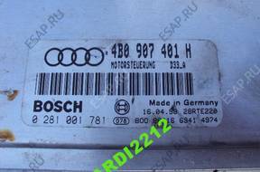 БЛОК УПРАВЛЕНИЯ   AUDI A6 C5 2.5TDI V6 4B0907401H