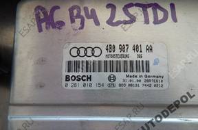 БЛОК УПРАВЛЕНИЯ  AUDI A6 C5  TDI 4B0907401AA 0281010154