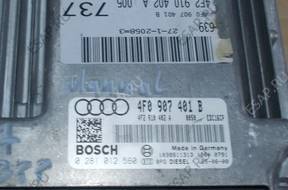 БЛОК УПРАВЛЕНИЯ AUDI A6 C6   ДВИГАТЕЛЕМ 4F0907401B