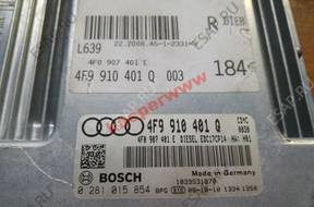 БЛОК УПРАВЛЕНИЯ AUDI A6 CDY 3.0 TDI   4F9910401Q