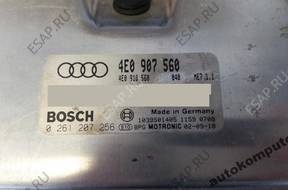 БЛОК УПРАВЛЕНИЯ AUDI A8 4.2 4e0907560 0261207256 +PIN