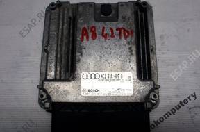 БЛОК УПРАВЛЕНИЯ AUDI A8 4.2TDI 4e1910409d 0281014617 +PIN