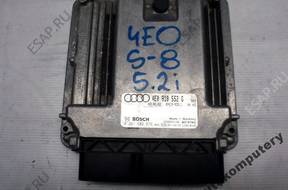 БЛОК УПРАВЛЕНИЯ AUDI A8 5.2FSI 4e0910552g 0261s02578 +PIN