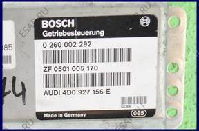 БЛОК УПРАВЛЕНИЯ AUDI A8 D2 4.2 0260002292 4D0927156E