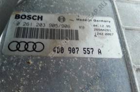 БЛОК УПРАВЛЕНИЯ Audi A8 D2 , ДВИГАТЕЛЕМ 4D0907557A