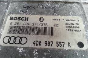 БЛОК УПРАВЛЕНИЯ Audi A8 d2   ДВИГАТЕЛЕМ 4D0907557K